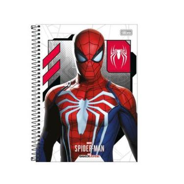 Imagem de Caderno Espiral 10 Matérias 160 Folhas Homem-Aranha
