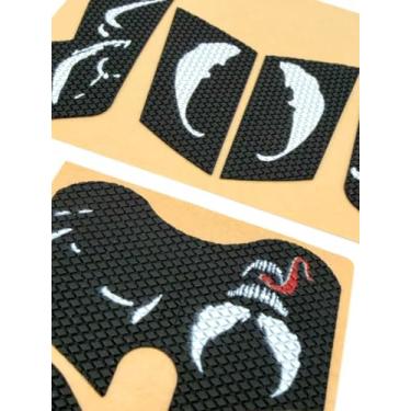 Imagem de Conjunto de aderência antiderrapante/mouse antiaderência para Logitech G305 Lightspeed, G304, G102, G203 Prodigy/Lightsync, Logitech G Pro Wired (branco em preto)