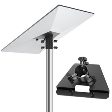 Imagem de Adaptador de tubo Starlink Gen 3, suporte de haste para antenas padrão Starlink V3 bainha de teto compatível com haste (20-40 mm) para varanda de garagem de telhado de casa
