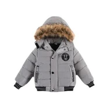 Imagem de Jaqueta Com Capuz Para Meninos Outono Inverno Casaco Quente Para Bebês