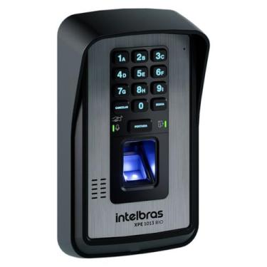 Imagem de Porteiro Eletrônico Biometria Digital Senha e Tag XPE 1013 BIO Intelbr