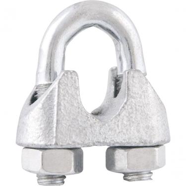 Imagem de Clips P/ Cabo De Aço 3/8 Leve Galv C/ 500 Peças Vonder