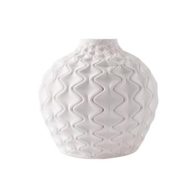 Imagem de Vasos de flores Vaso de cerâmica com padrão geométrico para arranjos mesa flores e capim-dos-pampas Vaso de cerâmica