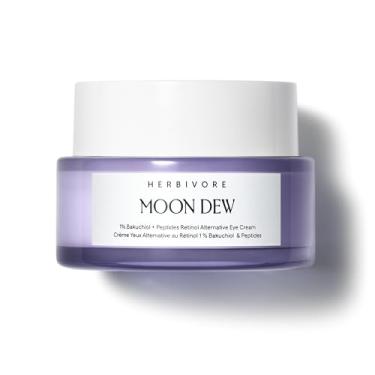 Imagem de HERBIVORE Moon Dew 1% Bakuchiol + Peptídeos Retinol Creme Alternativo para os Olhos – Creme para os Olhos Antienvelhecimento Reduz Linhas Finas, Rugas e Inchaço, à base de plantas,