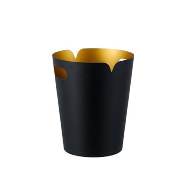 Imagem de Balde de gelo de aço inoxidável de festa para bar de coquetel, vinho, acessórios de bar doméstico, festas, balde de champanhe. Banheira térmica (preto)