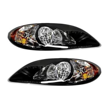 Imagem de Nakkaa Conjunto de farol de halogênio do lado do passageiro do motorista compatível com 2008-2016 International Prostar Preto dianteiro esquerdo direito farol 3596016C93 3596015C93 57010410AD