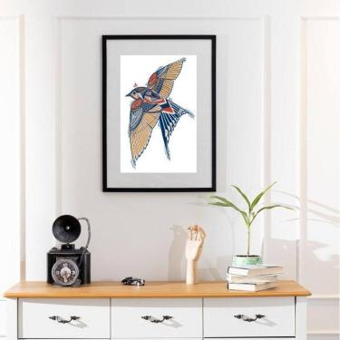 Imagem de Quadro Andorinha Moderna - 60X48Cm