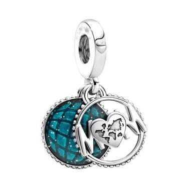 Imagem de Pingente De Prata 925 Com Peixe, Barco, Flor, Coqueiro, Sol, Lua E Est