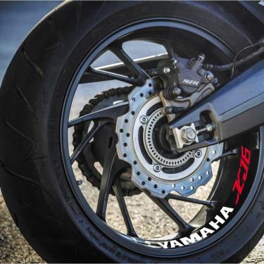Imagem de 4 Adesivo Premium Yamaha Xj6 Cor Prata