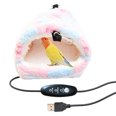 Imagem de Aquecedor Para Pássaros | Rede De Ninho Fofinha,Brinquedo De Rede Pendurável Para Gaiola - Para Agapornis Canário Coelho Porquinho Da Índia Chinchila Periquito Calopsita