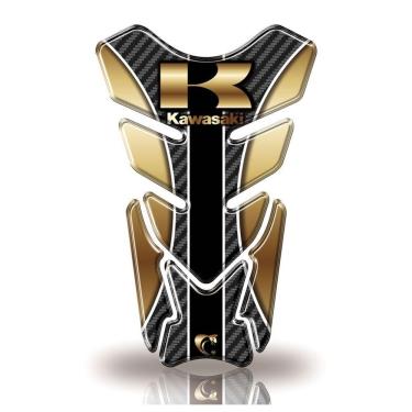 Imagem de Protetor De Tanque Adesivo Moto Kawasaki Dourado Dourado