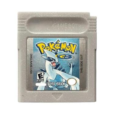 Imagem de Cartucho GBC Da Série Pokémon Vermelho Azul Cristal Dourado Prata Amar