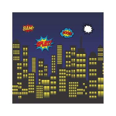 Imagem de Painel de Tecido Sublimado Cidade dos Heróis 03 - Fabrika de Festa, 24