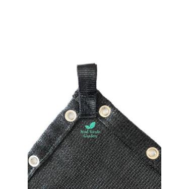 Imagem de Tela Decorativa Sombrite 90% Preto 4X4 Bainha E Ilhós - Solpack, Citro