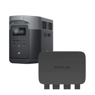 Imagem de Kit Estação de Energia Portátil Delta 2 Max + Carregador de Alternador 800w Ecoflow