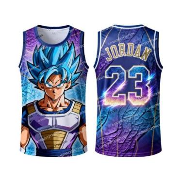 Imagem de Conjunto De Camiseta De Basquete Edição Especial Dragon Ball Z Vegeta 