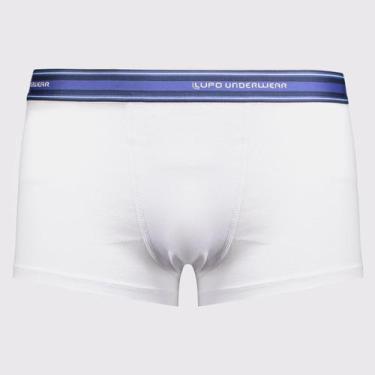 Imagem de Cueca Sunga Lupo Basic Algodão com Elastano Branca, G
