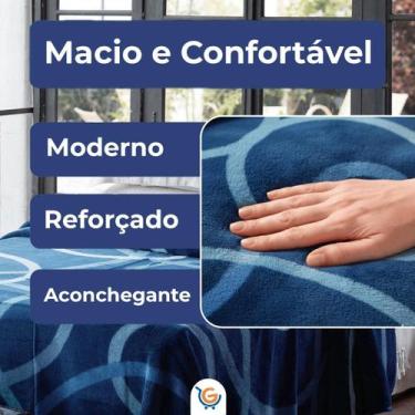 Imagem de Cobertor de Casal Manta Quentinha Jolitex 180x220cm Coberta Manta Edre