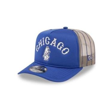 Imagem de BONE NEW ERA 9FORTY A-FRAME SNAPBACK CHICAGO CUBS MLB AZUL-Masculino