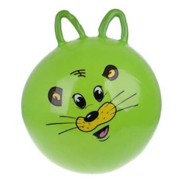 Imagem de Brinquedo Bola Pula Pula Verde Inflável Com Alça id1