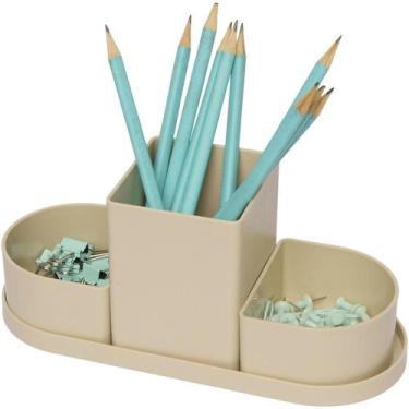 Imagem de Acessório para Mesa Organizador Triple Areia 4 Peças KIT - Polibras