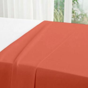 Imagem de Lençol Super King de Cima c/ Bainha Percal Flex 400 Fios Toque Macio -