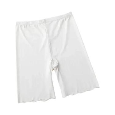 Imagem de Shorts De Segurança Femininos plus Size De Cintura Alta Sem Costura Em