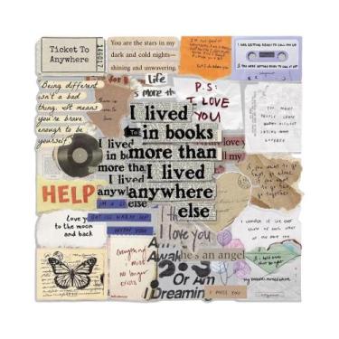 Imagem de Adesivos De Frases Em Inglês Vintage Transparentes À Prova D'água Para