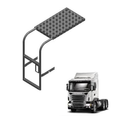 Imagem de Escada Lateral Do Tanque Arla 105 Lt Scania Ntg 2019 2020 - GR Sul