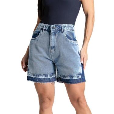 Imagem de Shorts Jeans Sawary - 282454 - Azulbr 42, Azul, 42