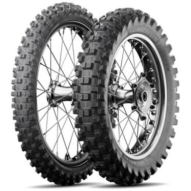 Imagem de Pneu Michelin 80/100-21 + Pneu Michelin 100/90-19 Tracker F