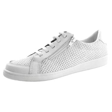 Imagem de Tênis Casual Feminino Prático em Couro Marina Mello-Feminino