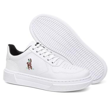 Imagem de Tênis Masculino Plataforma Sapatênis Polo Flat Casual Estilo-Masculino