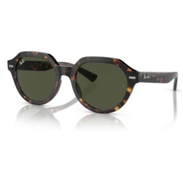 Imagem de Óculos de Sol Ray-Ban 0RB4399 Gina  Unissex Moderno, Havanna
