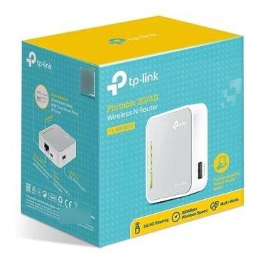 Imagem de Mini Roteador 3g/4g Wireless Portatil Tp-link Tl-mr3020 Wifi Cor Cinza