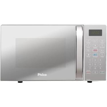 Imagem de Micro Ondas Philco PMO23EB 20L 1100W Espelhado e Branco 127V, 110V