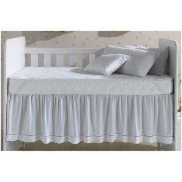 Imagem de Saia Para Berço Santista Baby Branco, Branco