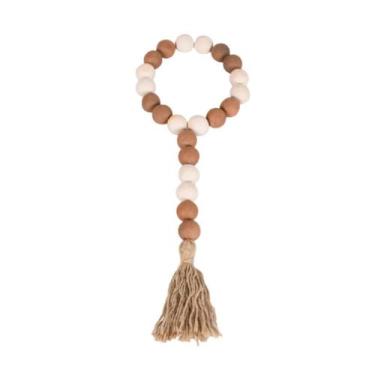 Imagem de Colar decorativo em ceramica terracota 30cm artesanal - MART
