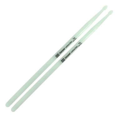 Imagem de Baqueta liverpool neon luminous series fluorescente 7a branca