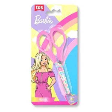 Imagem de Tesoura Escolar Barbie Tris