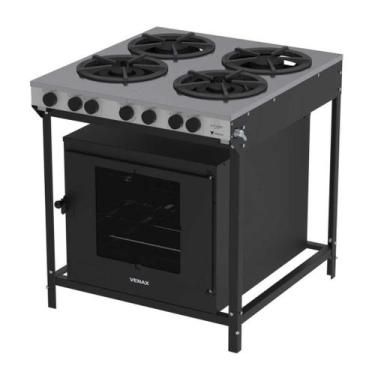 Imagem de Fogão a Gás industrial Gourmet 4 Queimadores 2 duplos e 2 simples com 