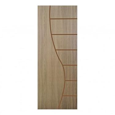 Imagem de Kit com 3 Folhas de Porta Madeira Decorada 210x90cm Espessura 3,5cm Ca