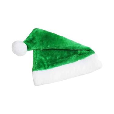 Imagem de Chapéu De Papai Noel Em Veludo Vermelho Para Adultos E Crianças, Acess