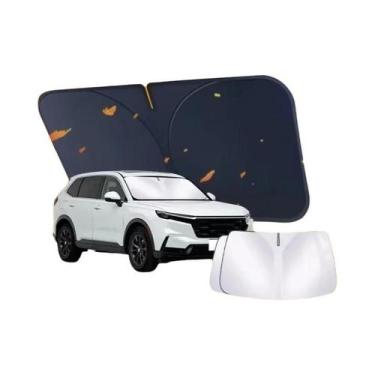 Imagem de Protetor Solar Para Para-brisa De Carro Honda CRV, Visor De Janela Dob