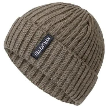 Imagem de Gorro Unissex Quente De Inverno Com Forro De Pelúcia, Gorros Casuais D