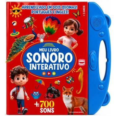 Imagem de Livro - Meu Livro Sonoro Interativo - Português e Inglês - Azul