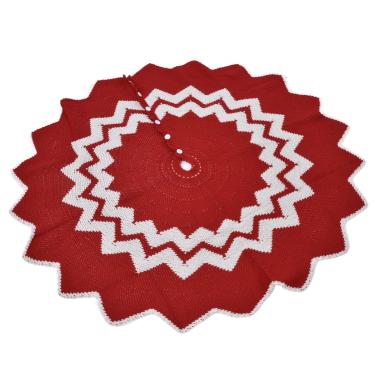 Imagem de Zerodis Tapete de árvore de Natal, saia reutilizável para árvore de Natal, fibra acrílica, aplicação ampla para supermercados de casa para hotéis