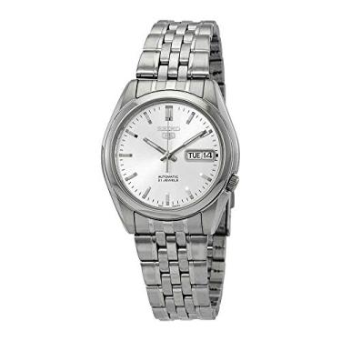 Imagem de Seiko 5 relógio masculino de aço inoxidável, aço, relógio m