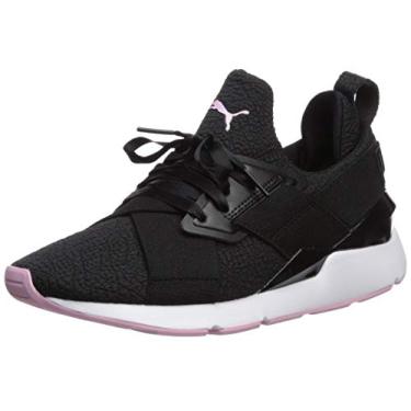 Imagem de PUMA Tênis feminino Muse, Puma Black-pale Pink, 9