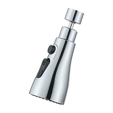 Imagem de Homesen Cabeça do Spayer 3 Funções Cabeça de Pulverização Torneira Giratória de 360° Cabeça de Pulverização G1/2 Aerador de Pia de Economia de Água para Torneira de Cozinha Cabeça de Pulverização Acab